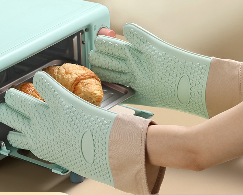Non-slip Silicone Oven Mitts w - đánh giá và giá Oven Mitt Silicone