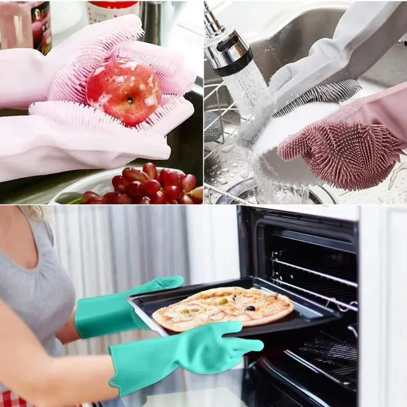 1pc Silicone Dishwashing Glove - đánh giá và giá Dish Glove Rubber