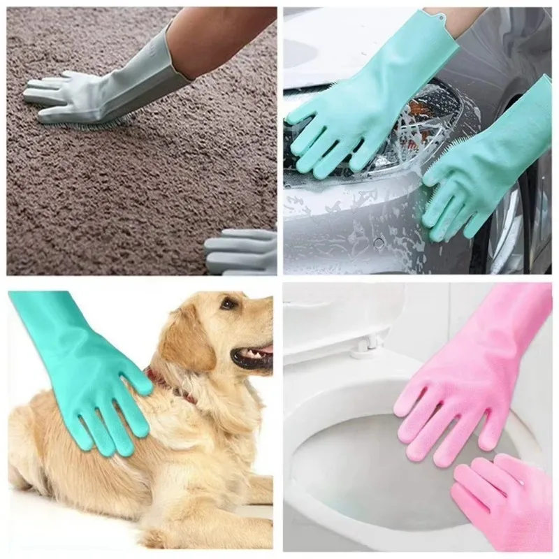 1pc Silicone Dishwashing Glove - đánh giá và giá Dish Glove Rubber